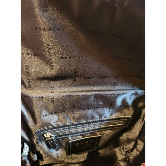 DKNY Red Leather Backpack with Top Handle And Gold Hardware main image 9
